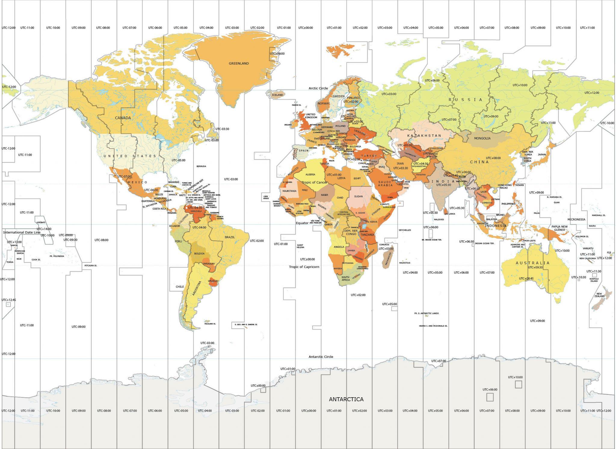 Timezone Map